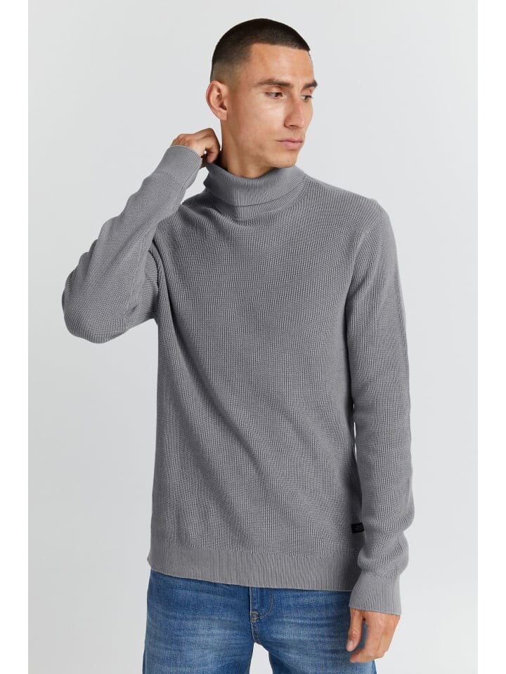 

Пуловер BLEND Rollkragenpullover Pullover 20714492 Schicker Rollkragenpullover, цвет mittelgrau