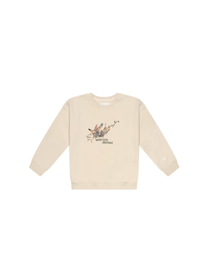 

Leevje Унисекс толстовка оверсайз с изображением таксы и гирляндой из светодиодных лампочек цвета капучино