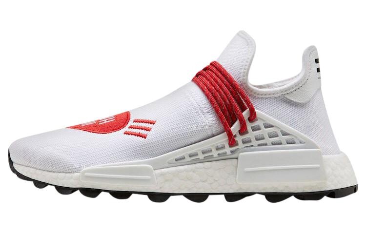 

Кроссовки Human Made x Pharrell Williams x adidas NMD HU, белый/красный