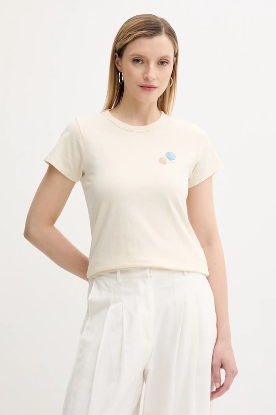 

Футболка из хлопка Rag & Bone, бежевый