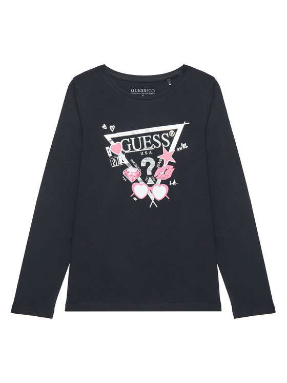 

Блузка regular fit J5YI01 K6YW4 Guess, чёрный
