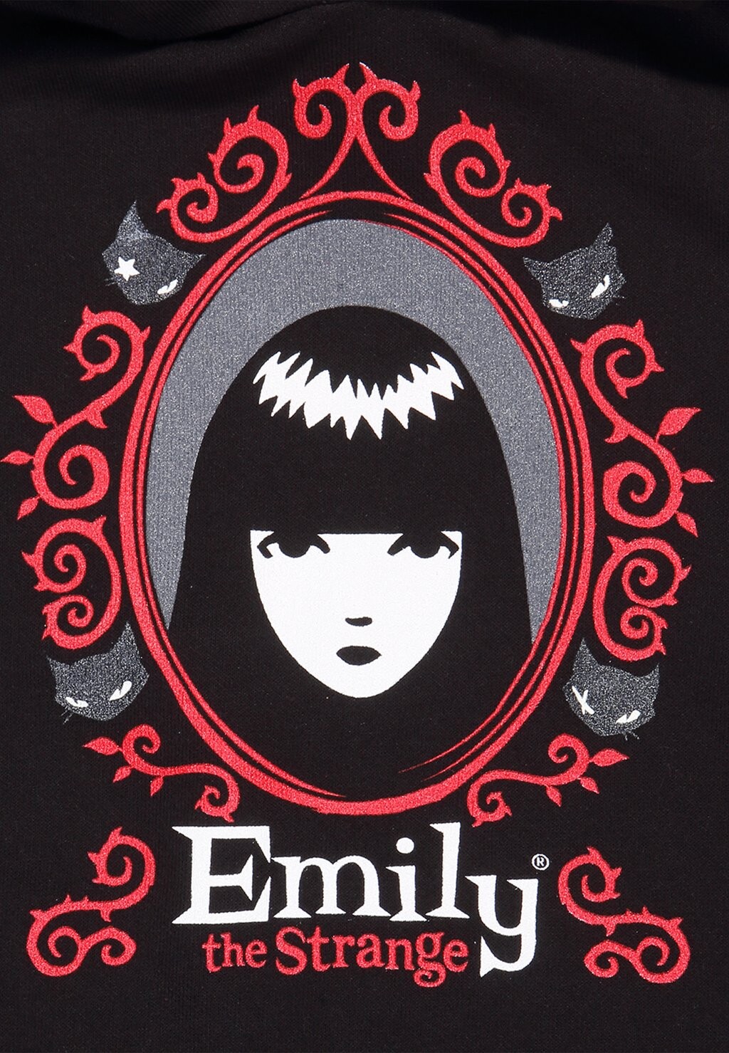 

Толстовка с капюшоном EMILY THE STRANGE FRAME Henry Tiger, черный