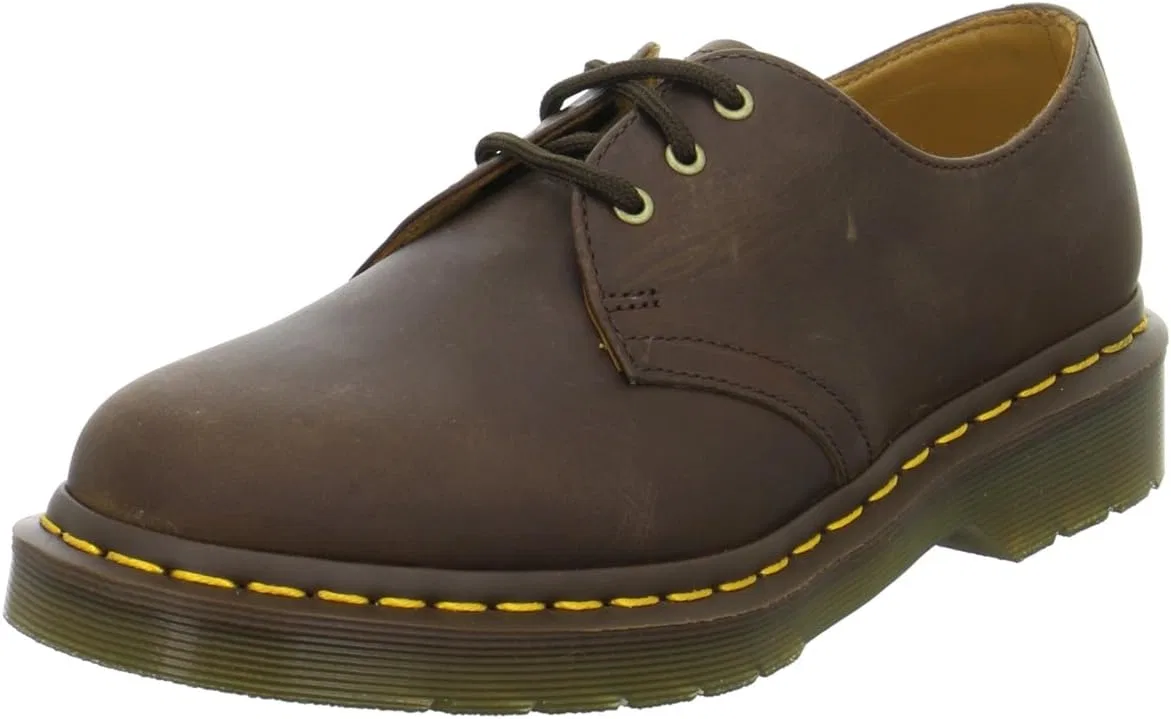 Женские гладкие ботинки Dr. Martens 1461, колодка 264, Braun Gaucho Crazy Horse