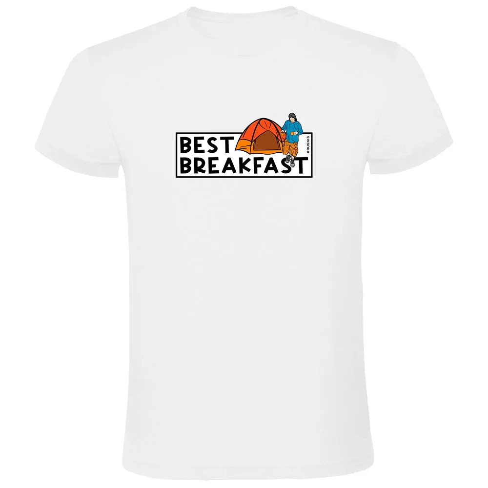 

Футболка с коротким рукавом Kruskis Best Breakfast, белый