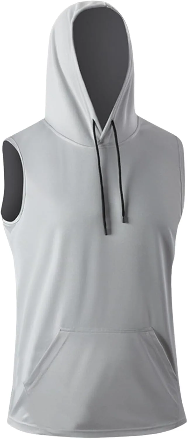 

Мужской спортивный худи-майка без рукавов