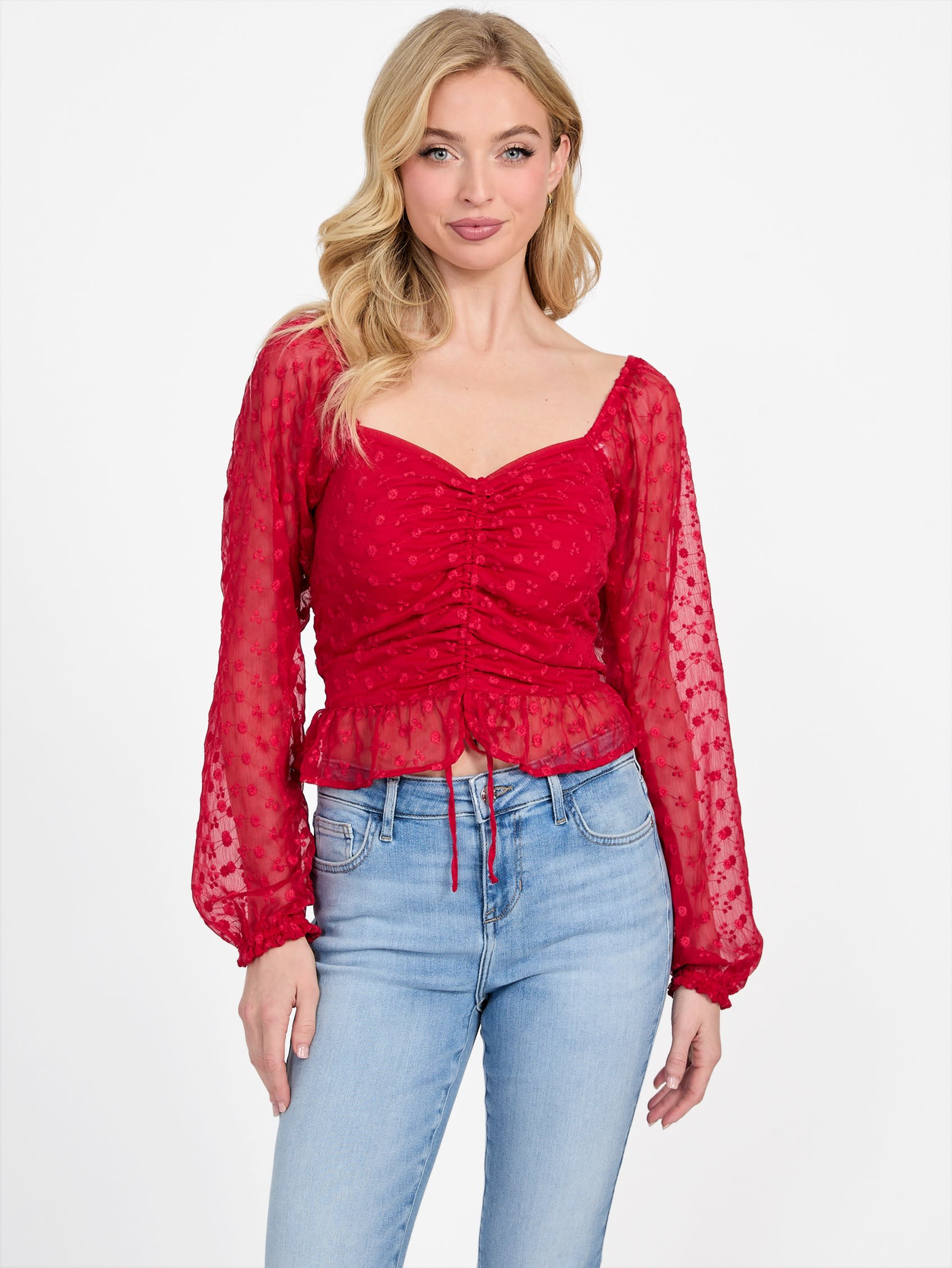 

Луны Топ Guess Factory, цвет grounded flame
