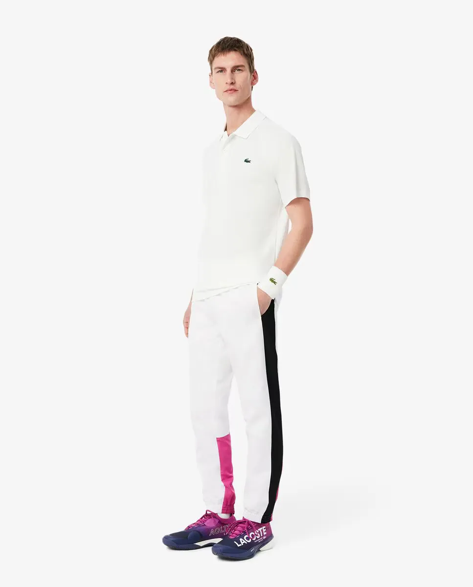 

Мужские спортивные штаны с цветными блоками Lacoste, белый