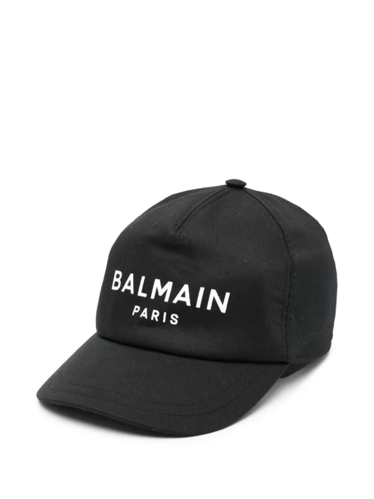 

Бейсболка с вышитым логотипом Balmain Kids, черный