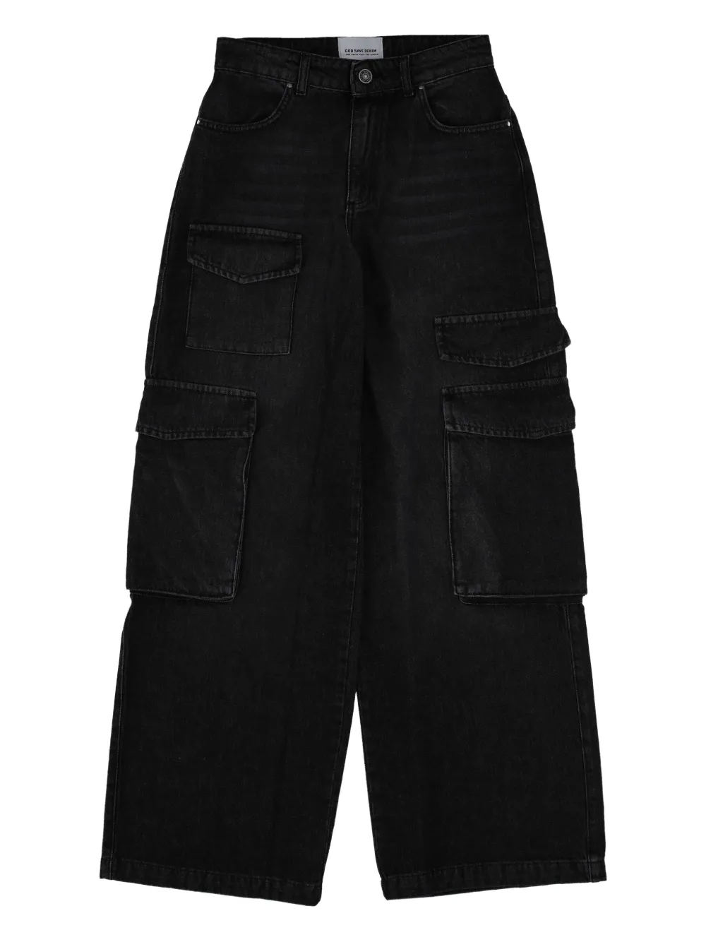 

Джинсы-карго God Save Denim, черный