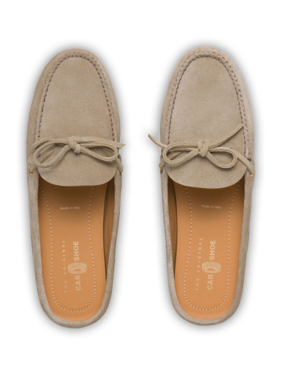 Car Shoe слиперы с миндалевидным носком, нейтральный цвет — фото 4