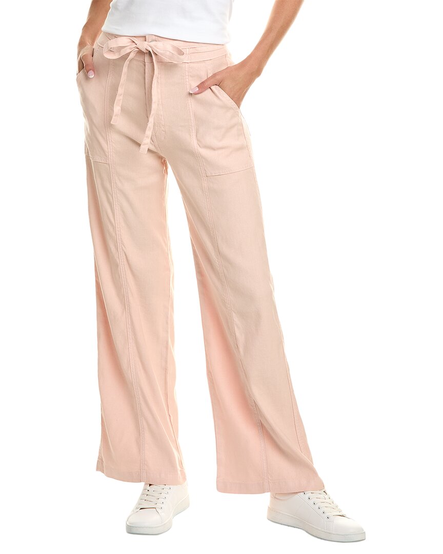

Джинсы HUDSON Cameo Rose с широкими штанинами из льняной смеси HUDSON Jeans