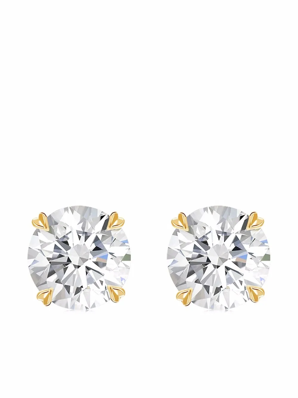 

Серьги-гвоздики из желтого золота с бриллиантами Windsor 1.20ct Pragnell, золотой