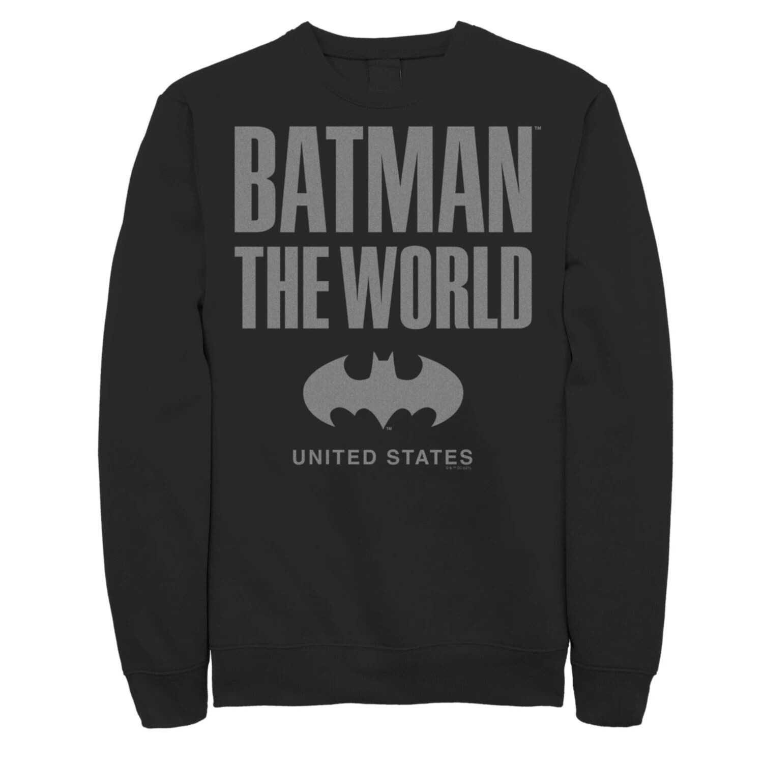 

Мужской свитшот с логотипом Batman: The World United States Icon Licensed Character