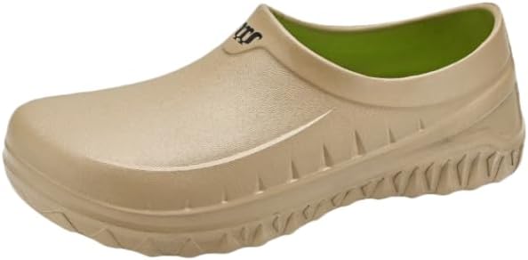 

Мужские однотонные водонепроницаемые и маслостойкие обувь для повара, удобная противоскользящая резиновая подошва, прочные EVA кухонные туфли, функциональная обувь для мужчин Hhhchpm, Khkai