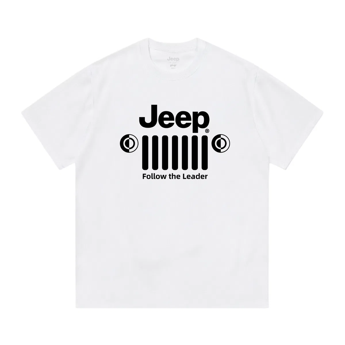 Футболка хлопковая Jeep Grade School Crew Neck Heather Gray — фото 3