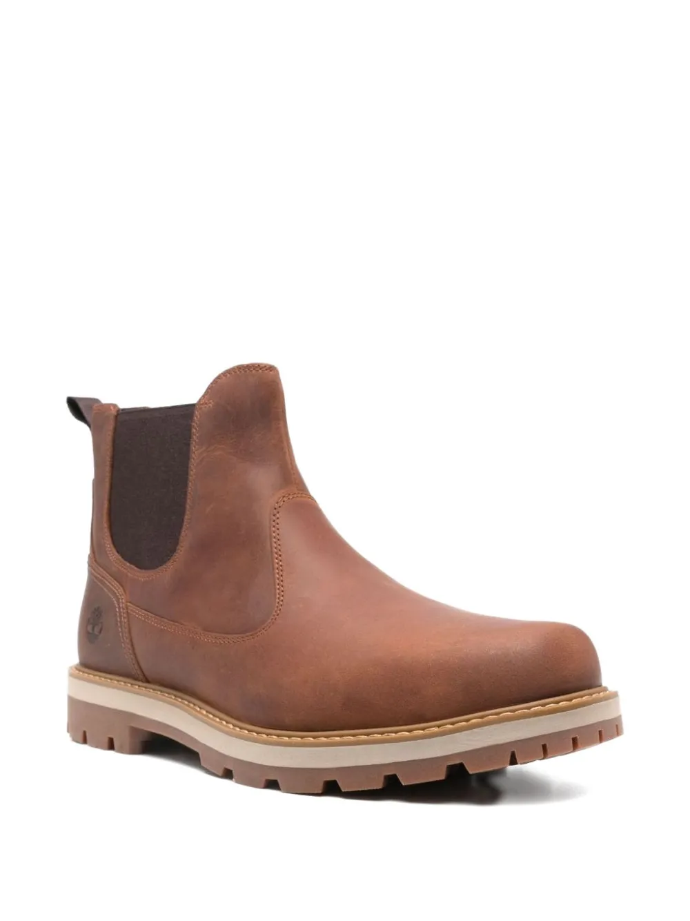 Ботинки с тисненым логотипом Timberland, коричневый — фото 2
