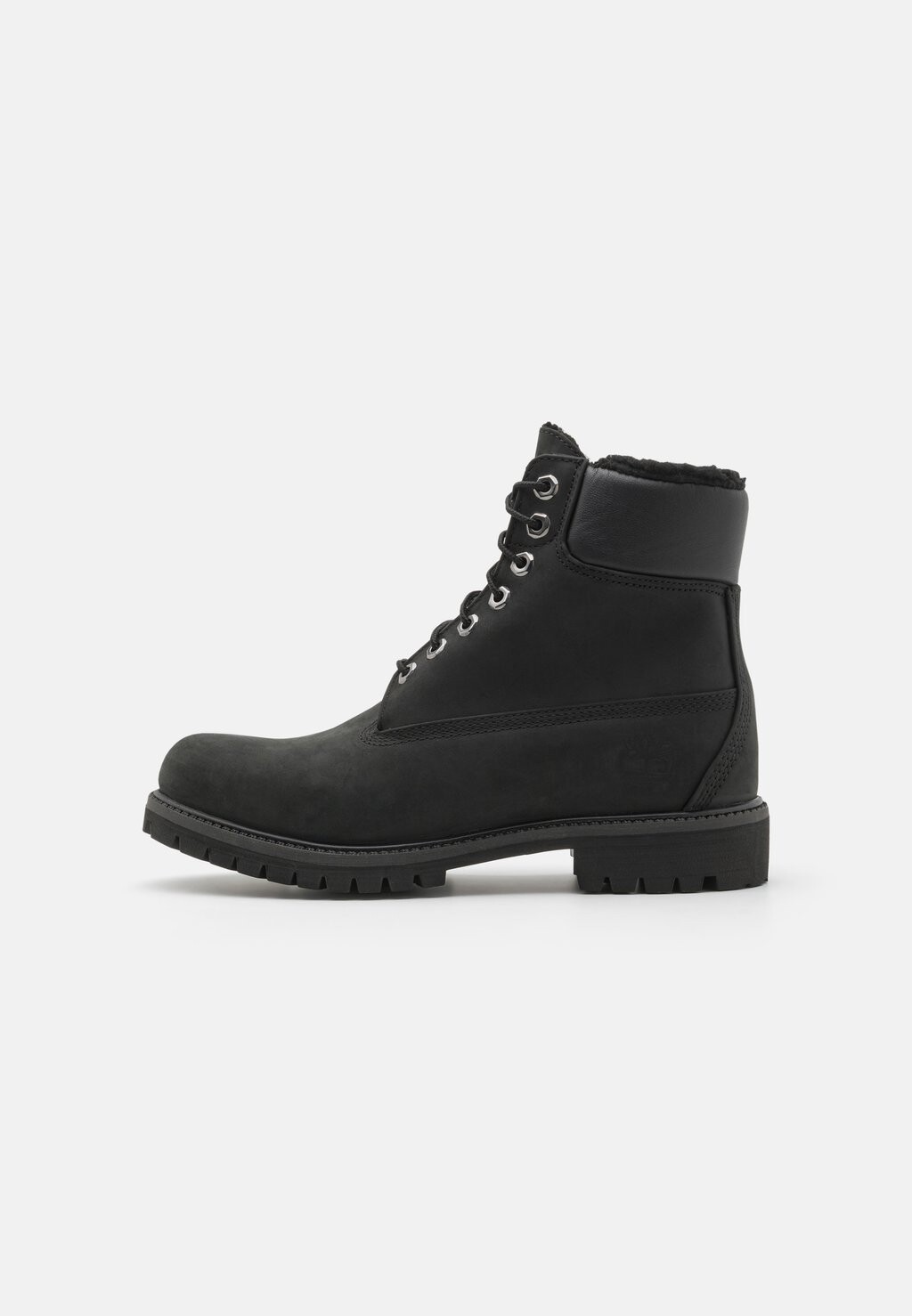 

Мужские ботинки Timberland PREMIUM 6 INCH зимние из нубука, черный