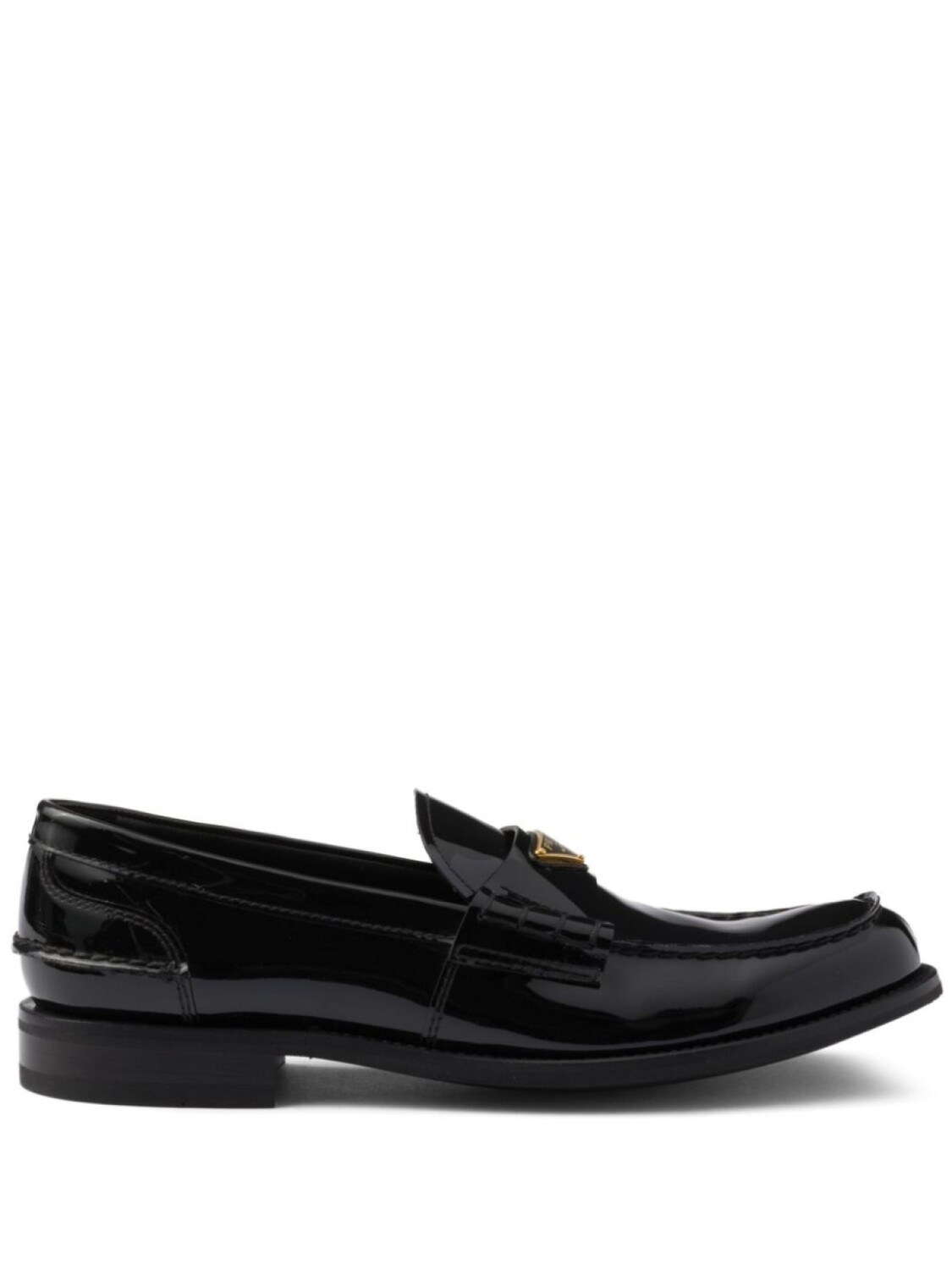 

Мокасины Prada из матовой кожи, черный