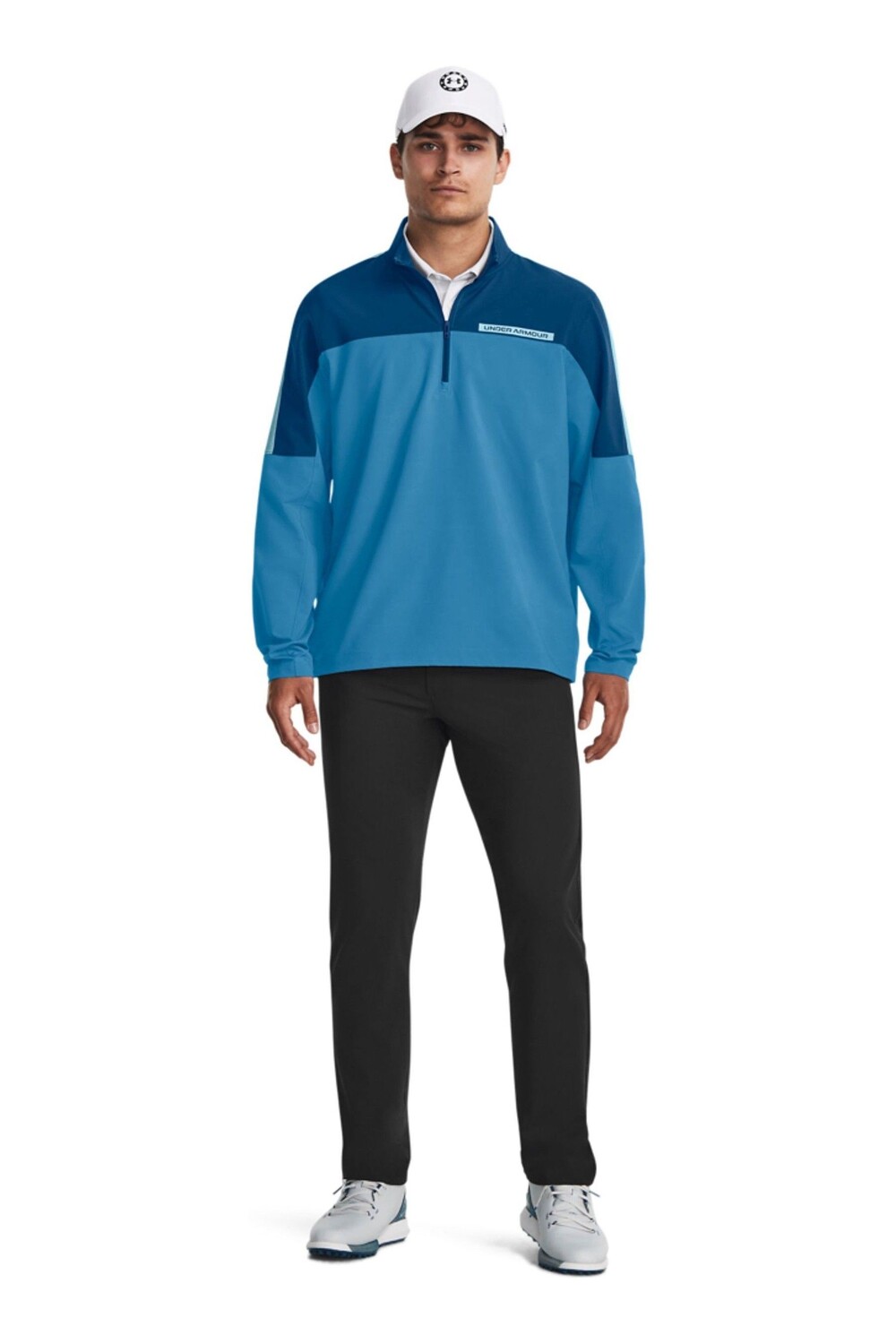 

Толстовка Storm Golf Windstrike с короткой молнией Under Armour, синий