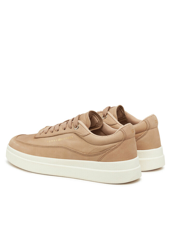 Кроссовки Tommy Hilfiger Modern Court Sneaker Nubuck FW0FW08462, бежевый — фото 3