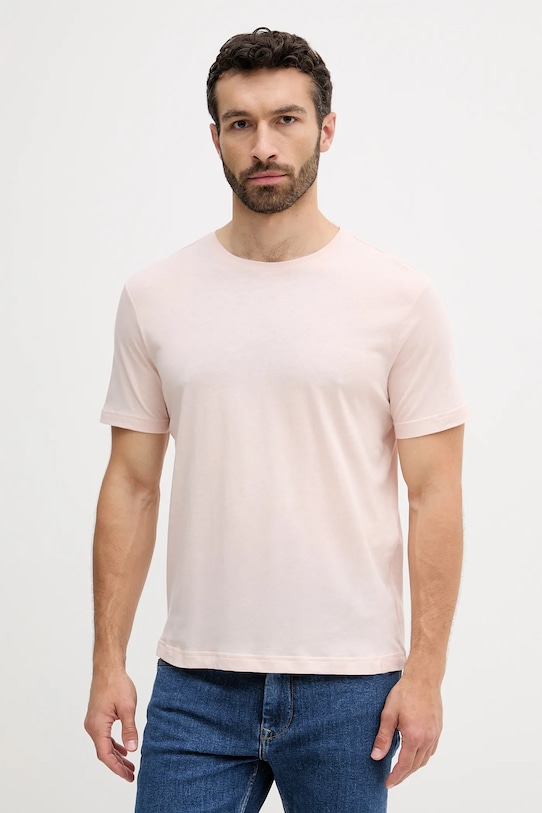 

Хлопковая футболка United Colors Of Benetton, бежевый
