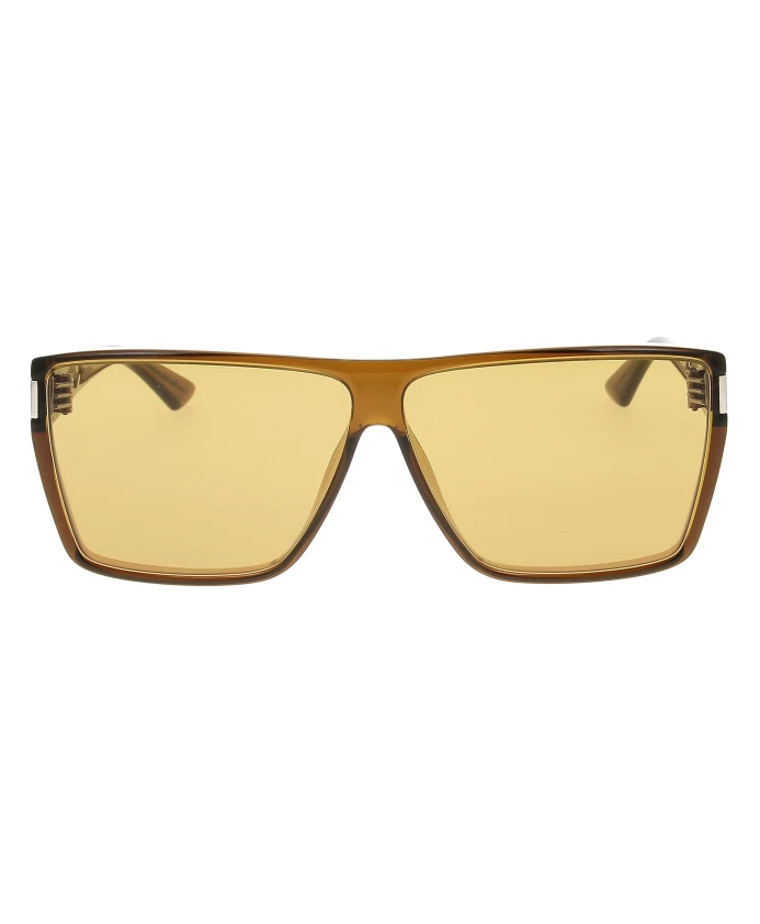 

Классические солнцезащитные очки Saint Laurent, коричневый