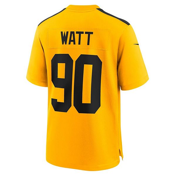 Футболка Youth TJ Watt Pittsburgh Steelers Alternate 1933 Throwback Nike — фото 4