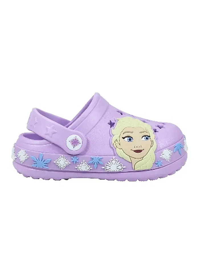 Клоги с аппликацией Disney Die Eiskönigin, лиловый