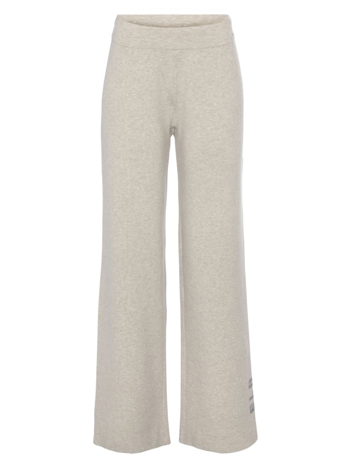 

ELBSAND Светло-серые вязаные брюки