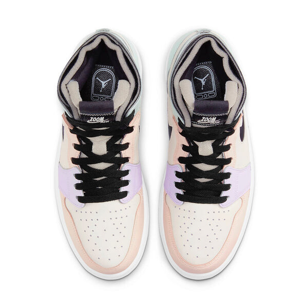 Кроссовки 1 высокие zoom комфорт Air Jordan, розовый — фото 4