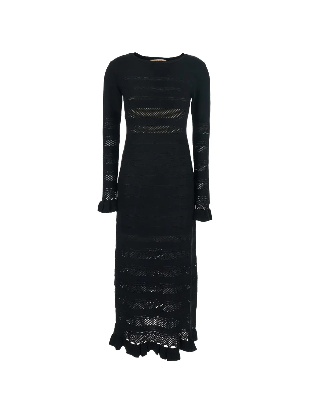 

Платье с оборками TWINSET, черный