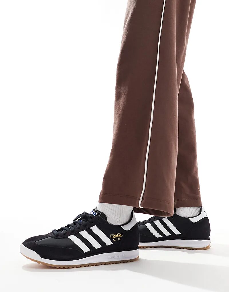 

Кроссовки SL 72 RS в черном и белом цвете adidas Originals