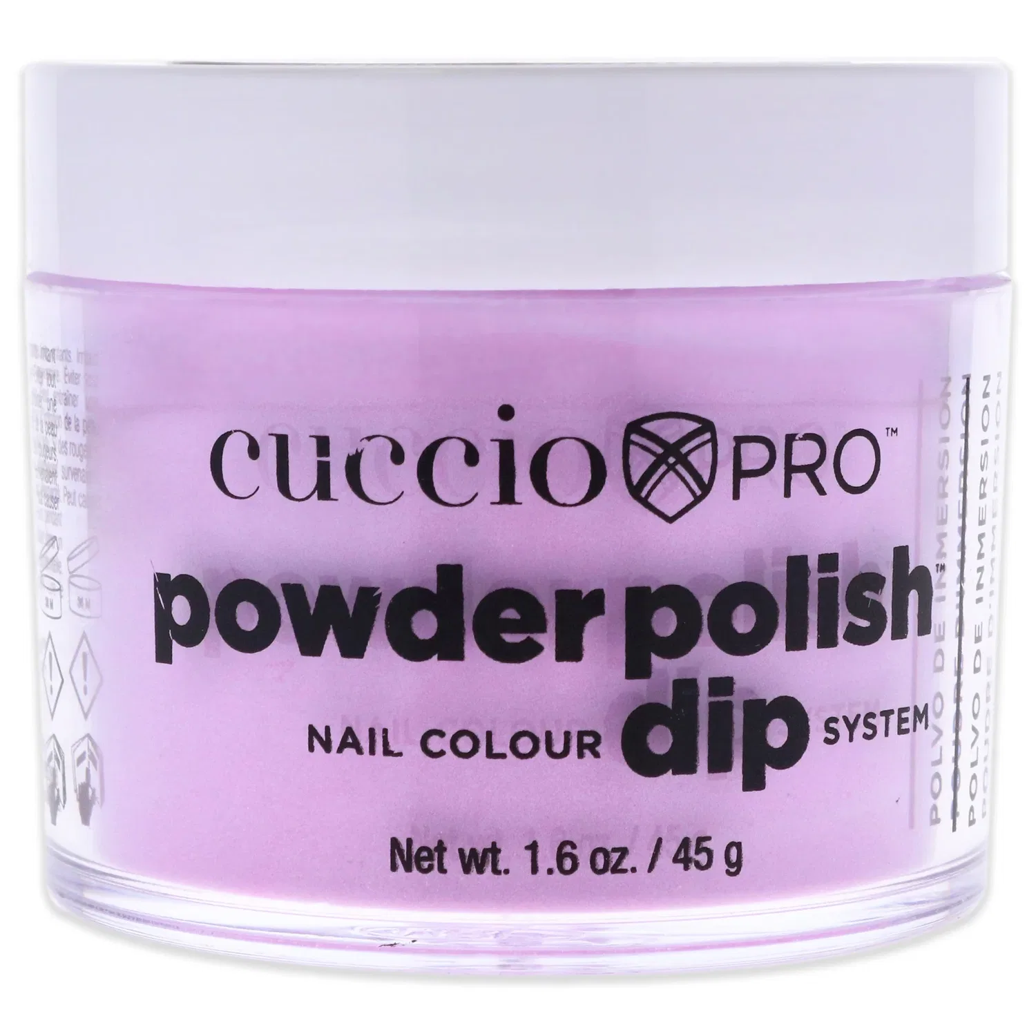 Система для окрашивания ногтей Pro Powder Polish Nail Colour Dip System - Cotton Candy Sorbet от Cuccio Colour для женщин - 1,6 унции (47 г) пудры для ногтей, фиолетовый