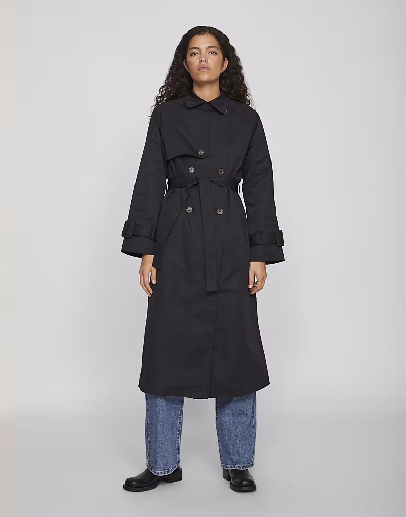 

Vila Trenchcoat в черном цвете