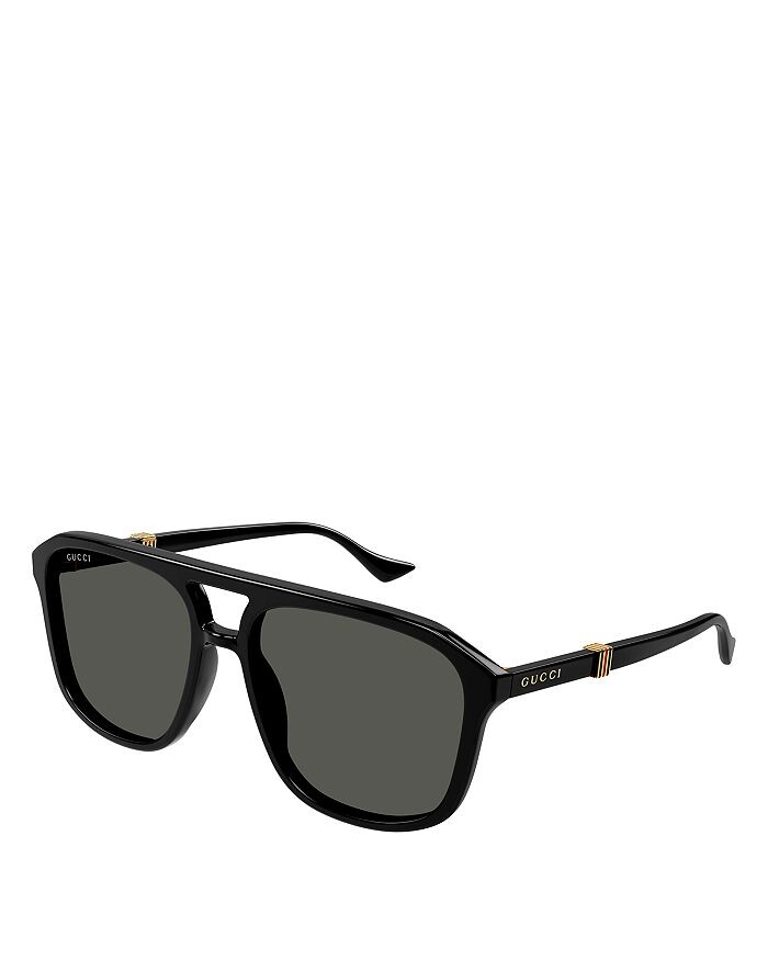 

Солнцезащитные очки Gucci Running Web Navigator, 57 мм, черный