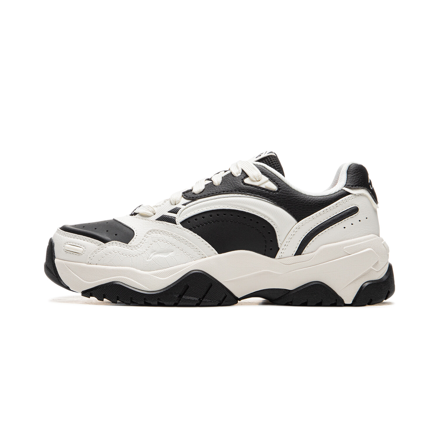 

Кроссовки LINING Tianji Skateboarding Shoes Women's Low-top Black/White, черный/белый