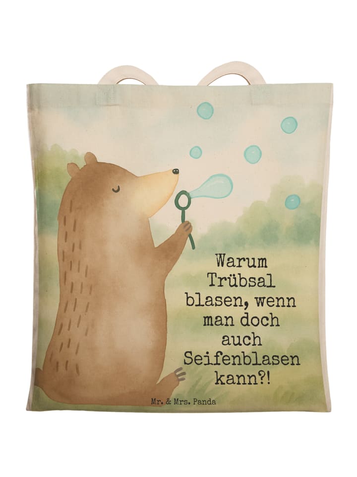 

Mr. & Mrs. Panda Набор мыльных пузырей «Мешок с медвежьими пузырями» с надписью белого цвета