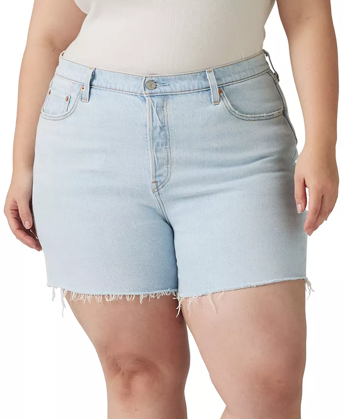 

Оригинальные шорты 501 с высокой посадкой Plus Size Levi's, синий