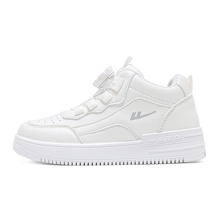 

Устойчивые к скольжению детские скейтерские кроссовки с амортизацией Warrior White Kids