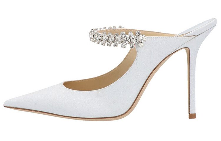 Тапочки женские Jimmy Choo Bing, белый