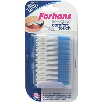 

Uragme Scovolino Comfort Touch латексный наконечник 40 шт Forhans