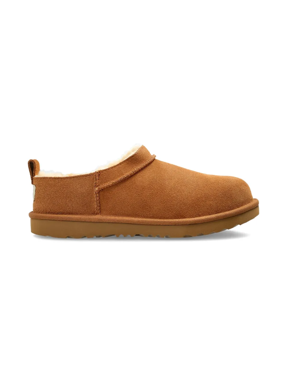 Замшевые кожаные слипоны UGG Kids, коричневый — фото 2