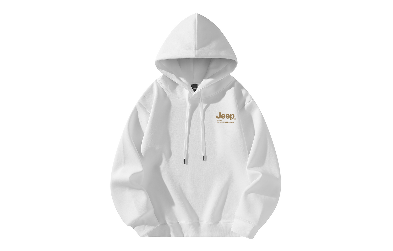 

Толстовка Unisex Hooded Moderate Heavyweight Jeep, белый
