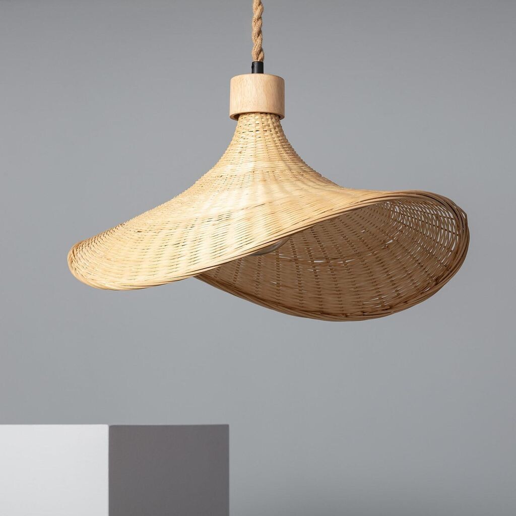 

Подвесной светильник из бамбука Kathu Sienet Natural LEDKIA