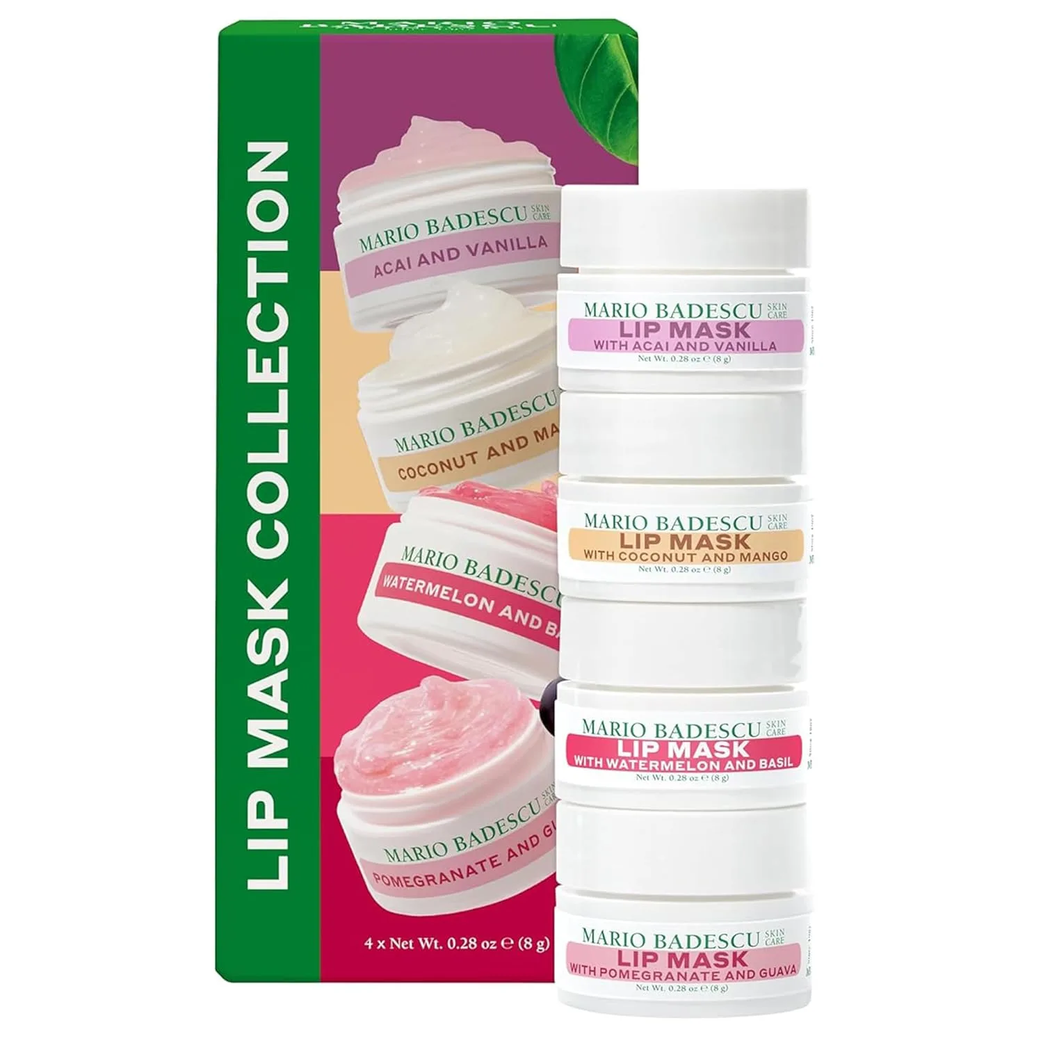 Маска для губ Mario Badescu, ночное средство для ухода за губами, обогащенное смягчающим кожу кокосовым маслом и увлажняющим маслом ши., Red
