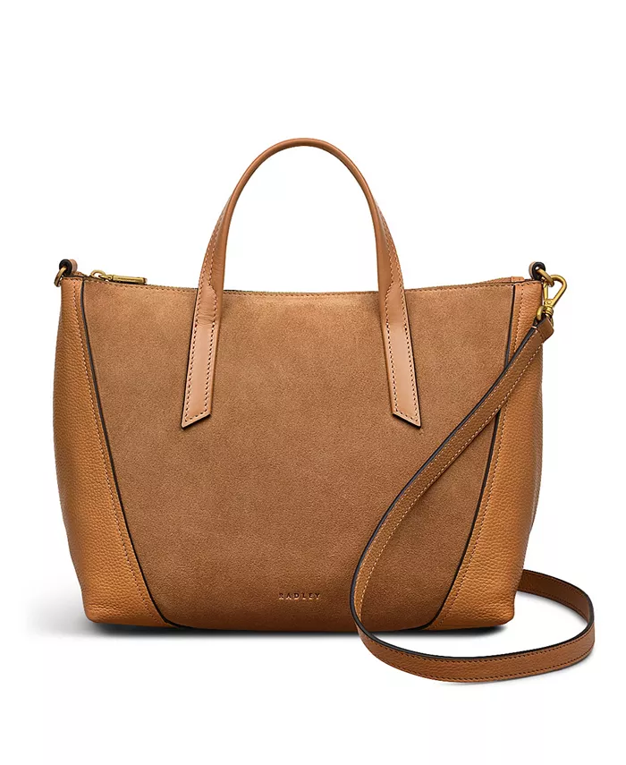 

Kendal Terrace Средняя сумка-мешок с застежкой-молнией сверху Radley London, коричневый/бежевый