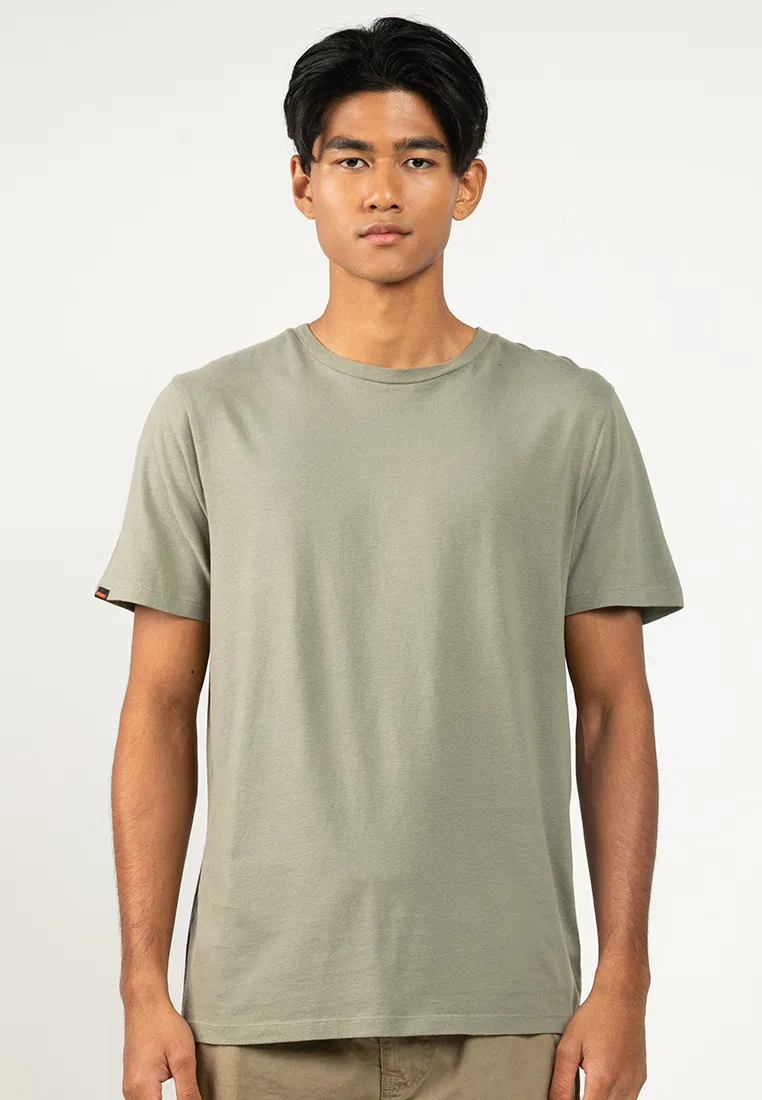 Футболка, классическая, Essential, белый Superdry