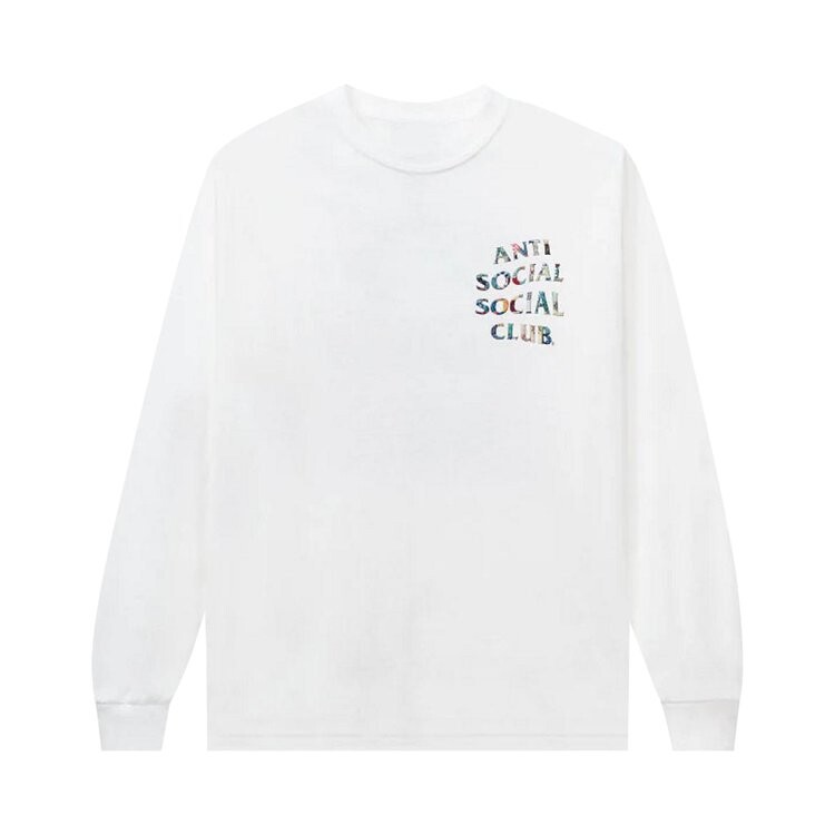 

Футболка Anti Social Social Club Picking Up The Pieces Long-Sleeve 'White', белый