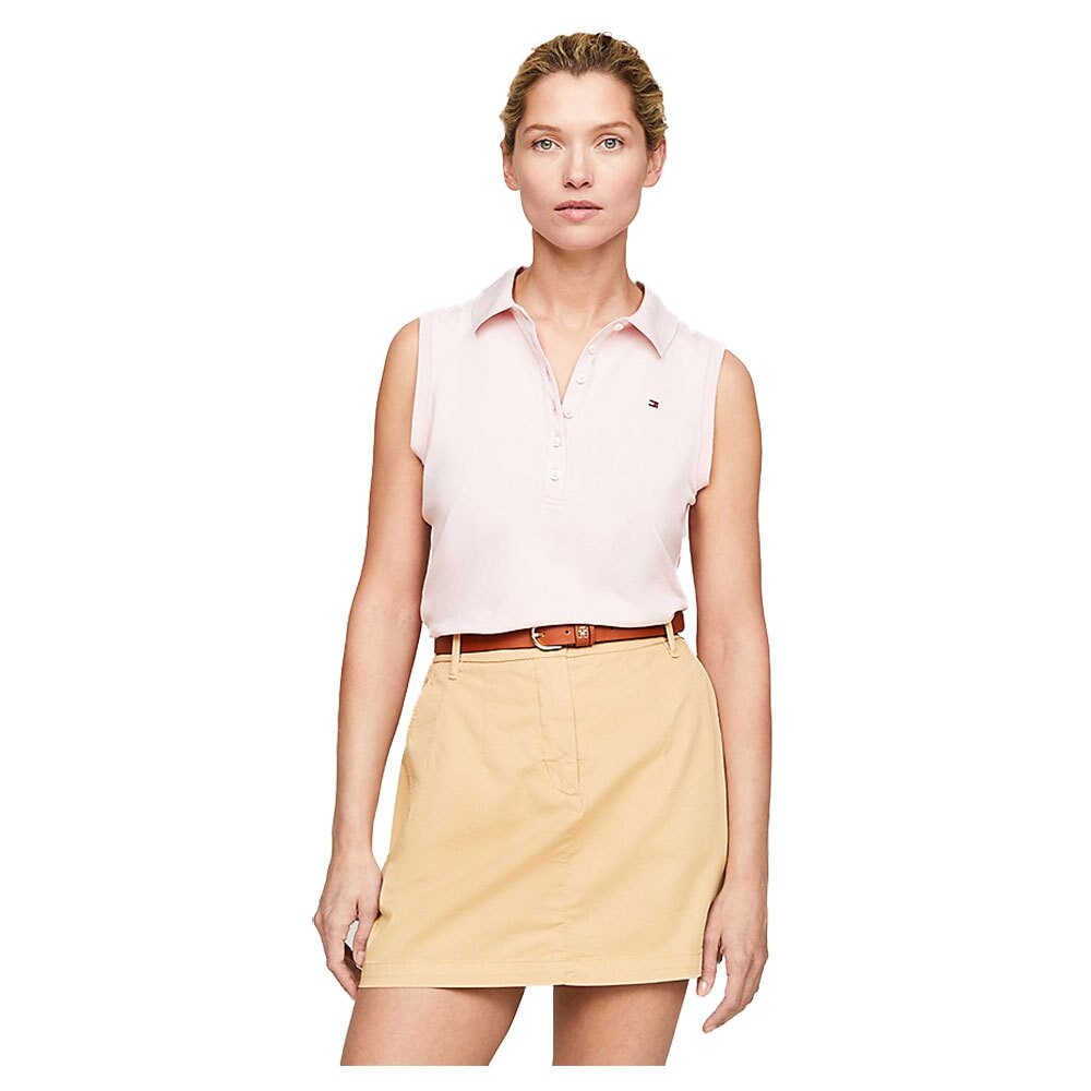 

Поло с коротким рукавом Tommy Hilfiger 1985 Slim Fit, бежевый