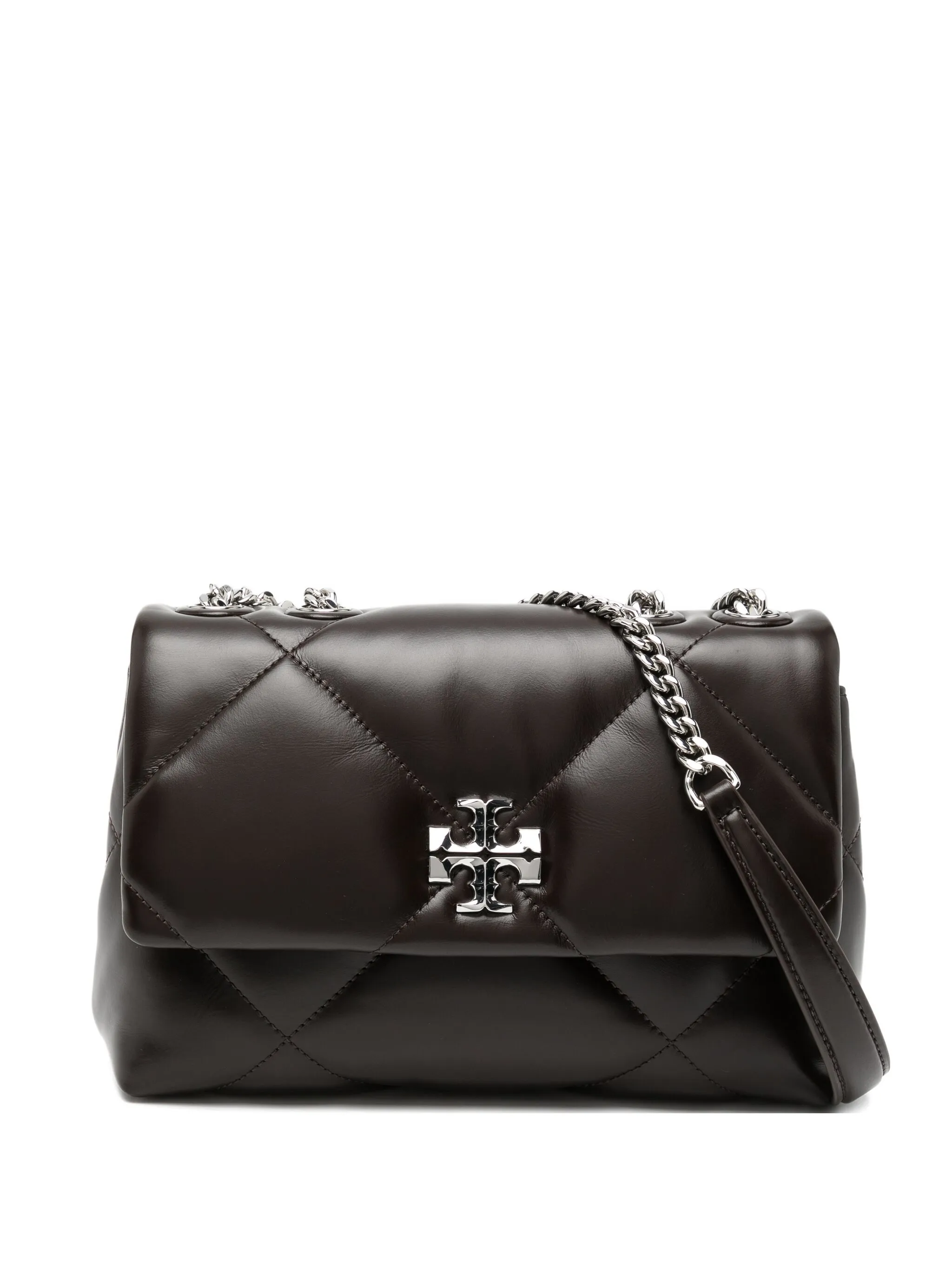 

Стеганая сумка на плечо Kira Tory Burch, коричневый